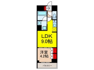 ｸﾚｽﾄｺｰﾄ日本橋浜町の物件間取画像